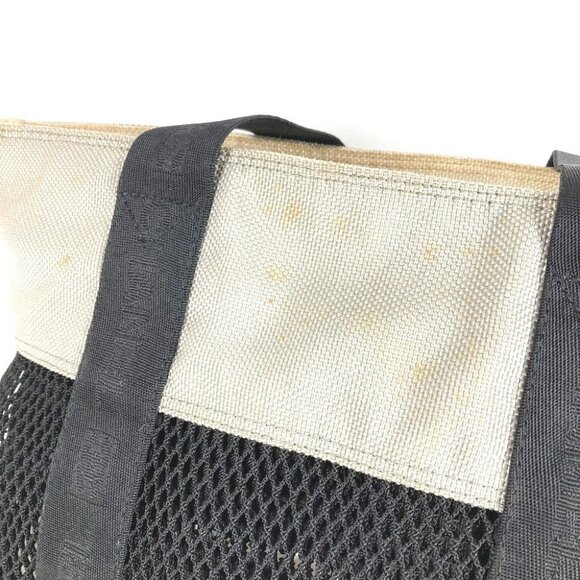 CHANEL Sports CC CC Mark logo mesh Tote Bag with Pouch, Vertical Shoulder Bag - Picture 12 of 16